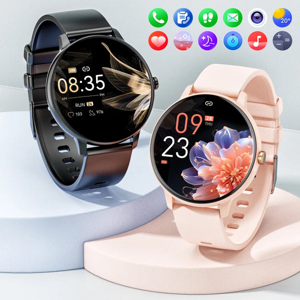 Relógio inteligente Karchilor 2025 com Bluetooth