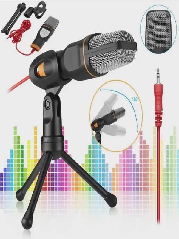 Microfone condensador profissional de gravação