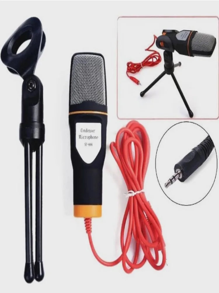 Microfone condensador profissional de gravação